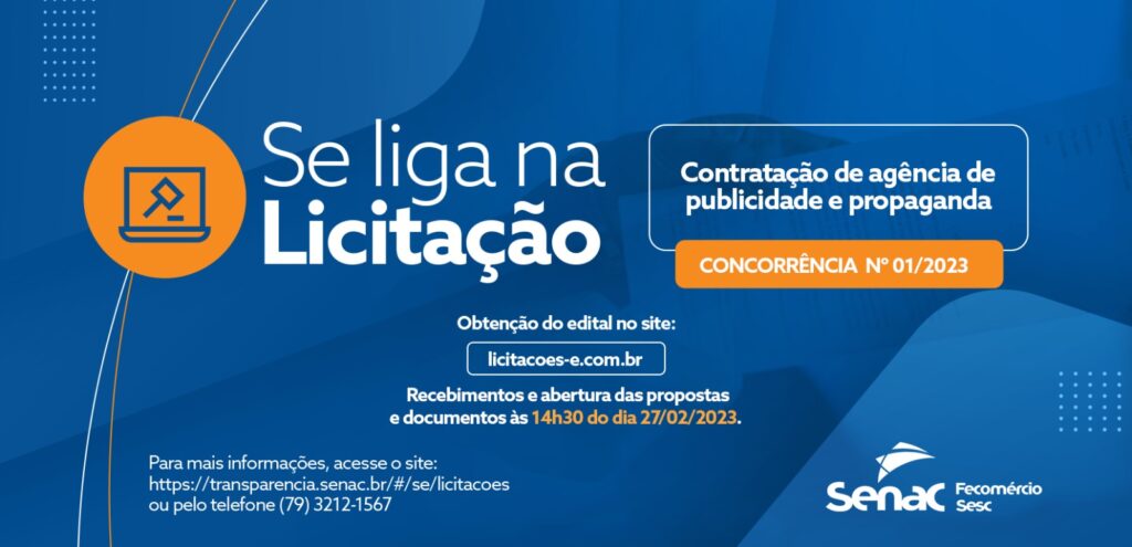 Senacse Publica Edital De Licitação Para Agência De Publicidade Senac Sergipe 5136