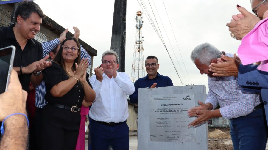 Senac lança pedra fundamental do centro de educação profissional em Estância