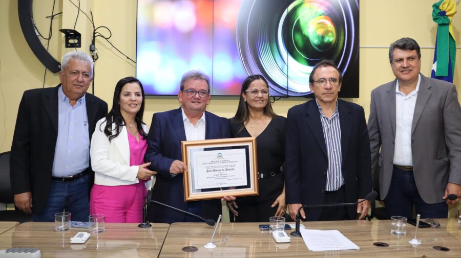 Diretor Regional do Senac participa de cerimônia de concessão de Título de Cidadão Estanciano ao Presidente da Fecomércio