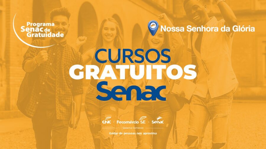 Cursos gratuitos: Senac Glória está com vagas abertas para três cursos