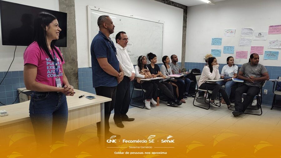 Representantes da Empresa Iguá visitam da unidade do Senac de Aracaju